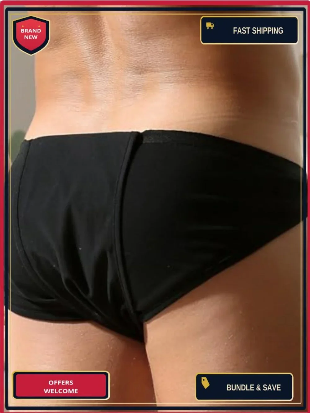 Mens Cotton Loincloth Briefs Adjustable Drawstring Sexy Underwear Sleepwear